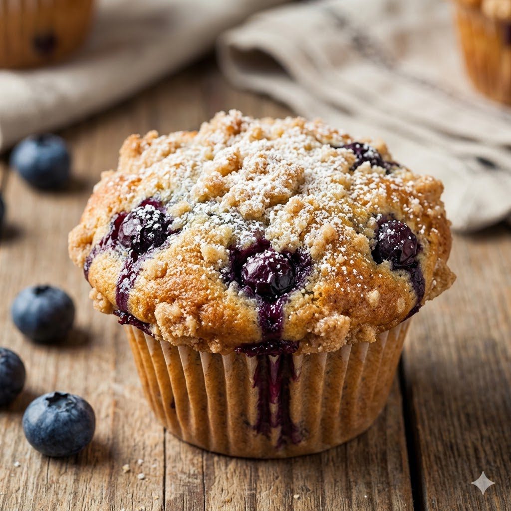 Bakery-Cupcakes -and-Muffins-Blueberry-Muffin Blueberry Muffin - Image 1